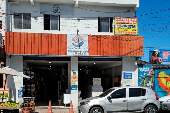 Fachada de loja da Rede Construcerto